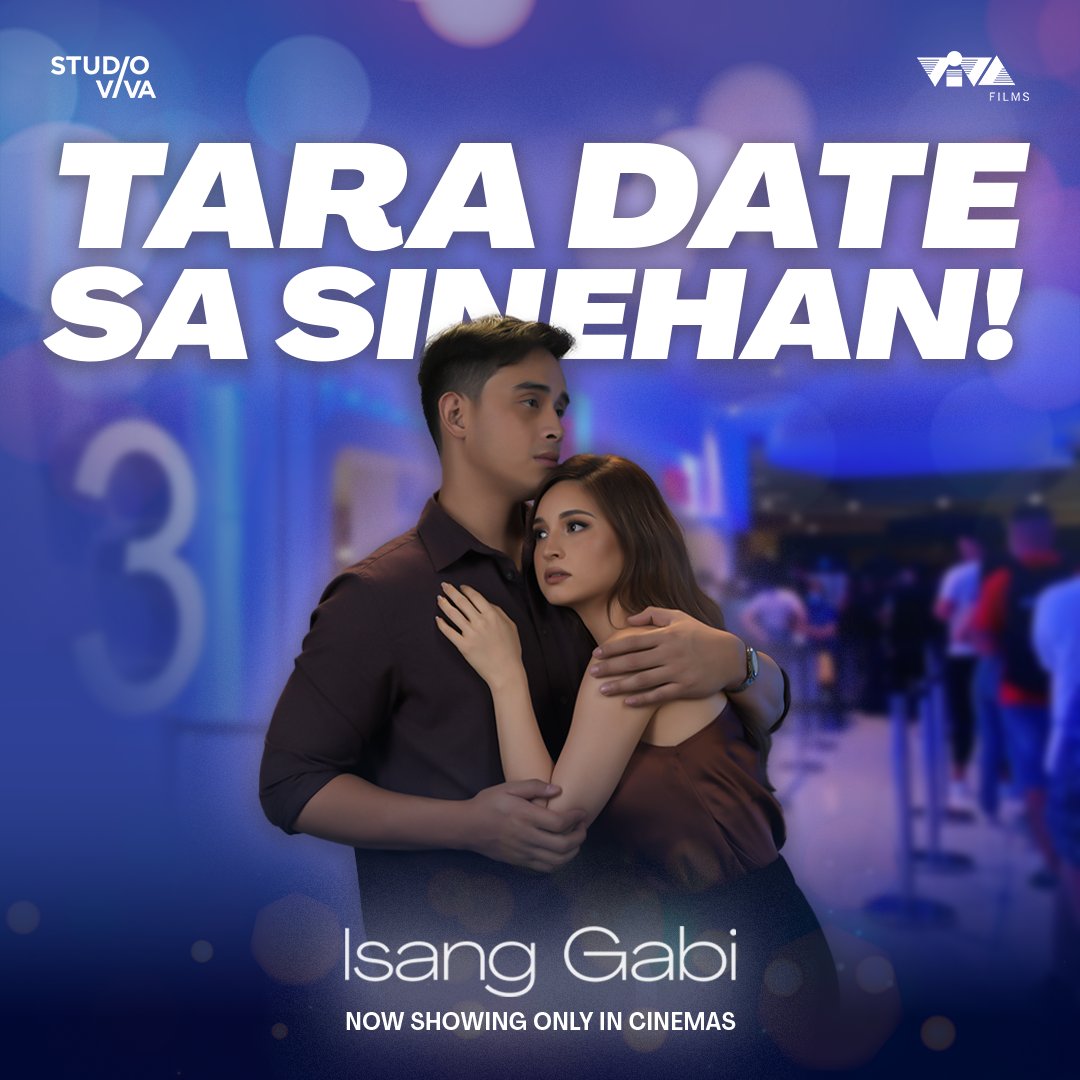 Ito na ang sign mo na 'wag maging delulu at i-ask out na si crushie for a movie date! 'ISANG GABI' starring #ColeenGarcia and #DiegoLoyzaga . Written by Ricky Lee. From the multi-awarded director, McArthur C. Alejandre, DGPI. NOW SHOWING ONLY IN CINEMAS