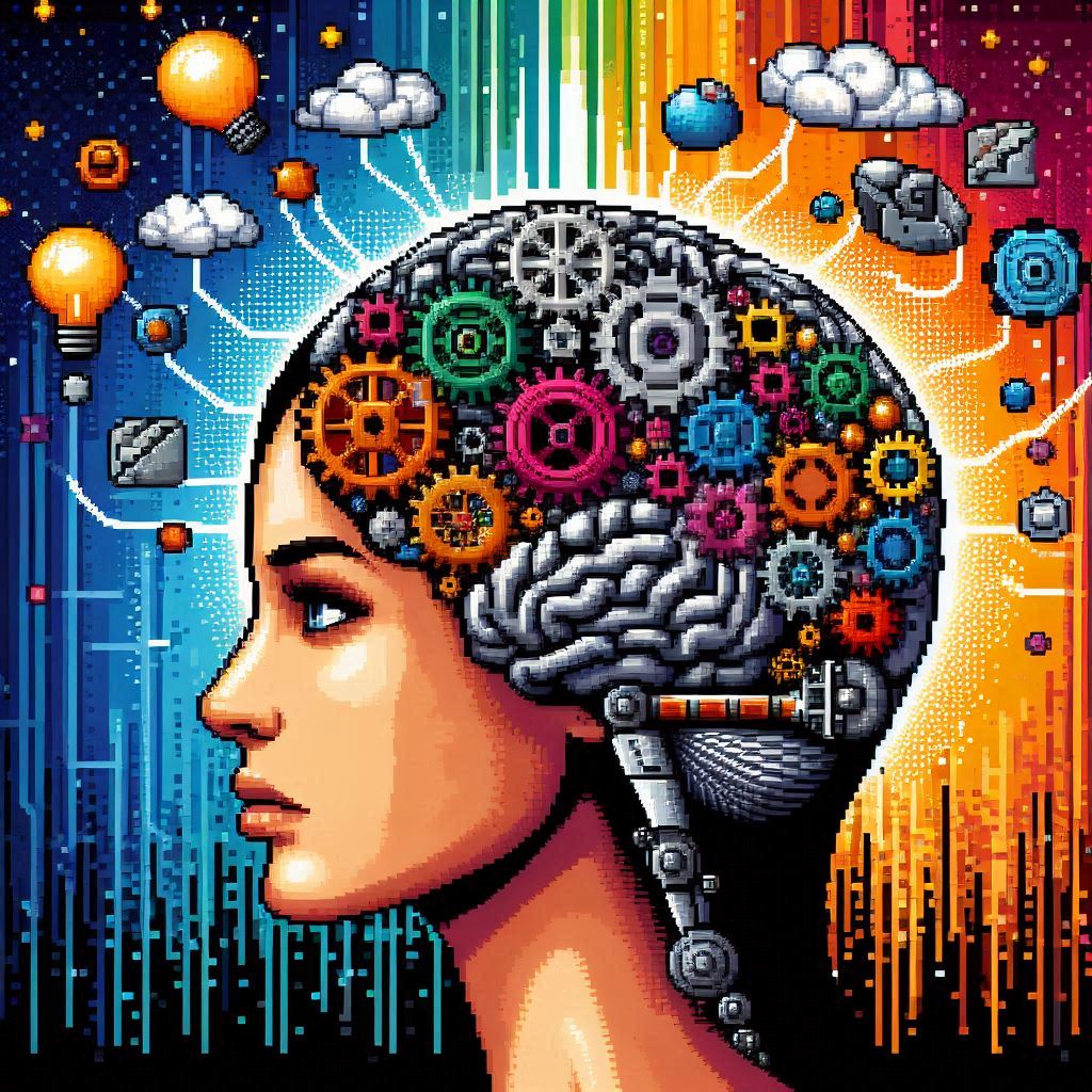 I have created a pixel art with Microsoft Designer about the theme of mind self-control and I think every thought is a potential masterpiece after mastering the techniques of mind self-control🔥 #MindPower #CreativeThoughts #ArtisticMind📷 #Creativity #ArtOfMind #Inspiration
