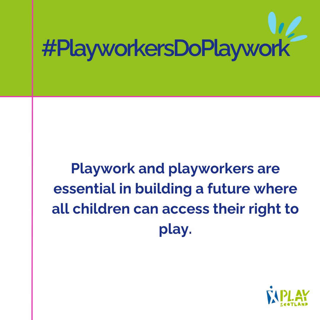 Are you a #playworker? We're campaigning to have the importance of the profession recognised, & you can help us! Send us a blog about a day in your life at work so we can promote #playwork! Share this around to spread the word ✨ #PlayworkersDoPlaywork buff.ly/3UXH0Fj