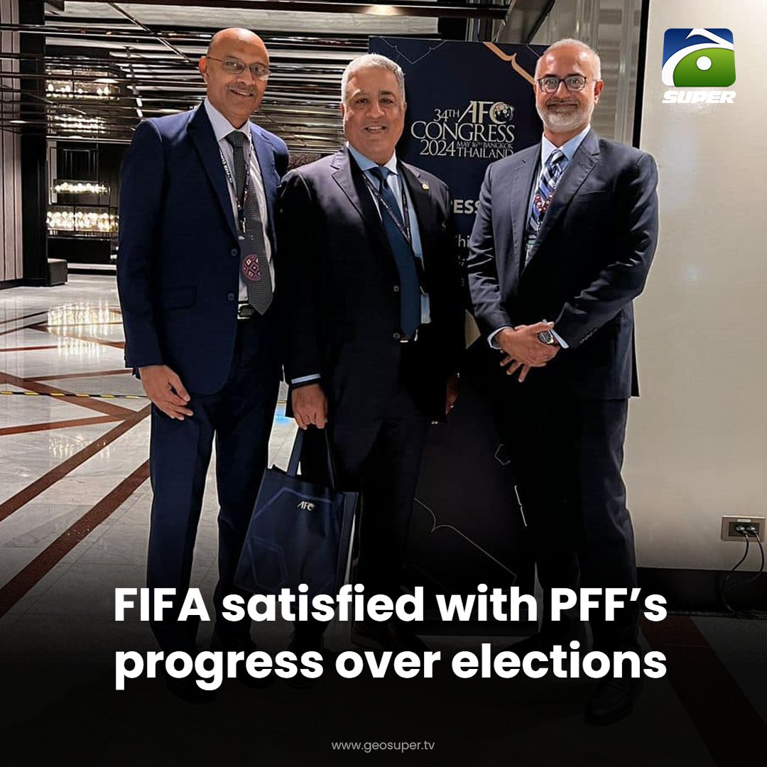 PFF NC met FIFA and AFC officials in Thailand recently Read more: geosuper.tv/latest/36174-f… #PFF #FIFA