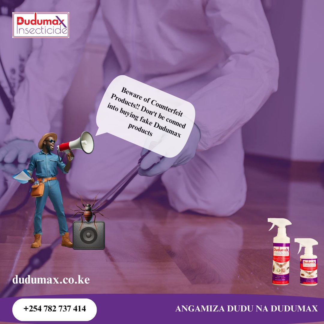 Hello Hello!!
Kindly be careful as you buy dudumax insecticide. There are many counterfeits in the market. If you are not sure about the product just feel free to contact as so that you don't be a victim.

 #fypシ
#Dudumax
#counterfeitawareness 
#fumigationservices
#pestcontrol