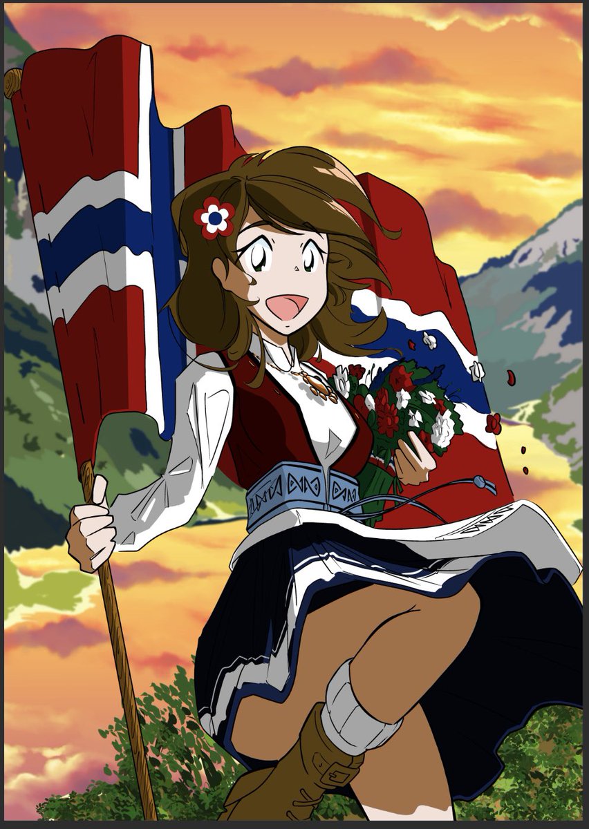 Didn’t have time to make a new one this year so I’m cheating with a repost of last year. First 17th of May as an Official Norwegian :D Hope everyone has a good day. #17mai #gratulerermeddagennorge🇳🇴 #norway #norskmanga