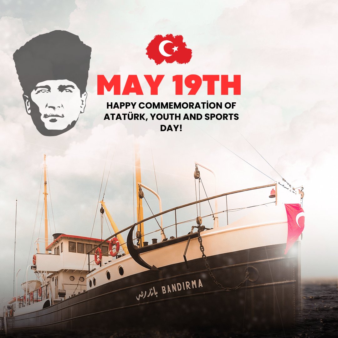 Happy May 19th Commemoration of Atatürk, Youth andSports Day!
*******
19 Mayıs Atatürk'ü Anma, Gençlik ve Spor Bayramı Kutlu Olsun!

#internationalstudent #universityinturkey #studyabroad #studyinturkey