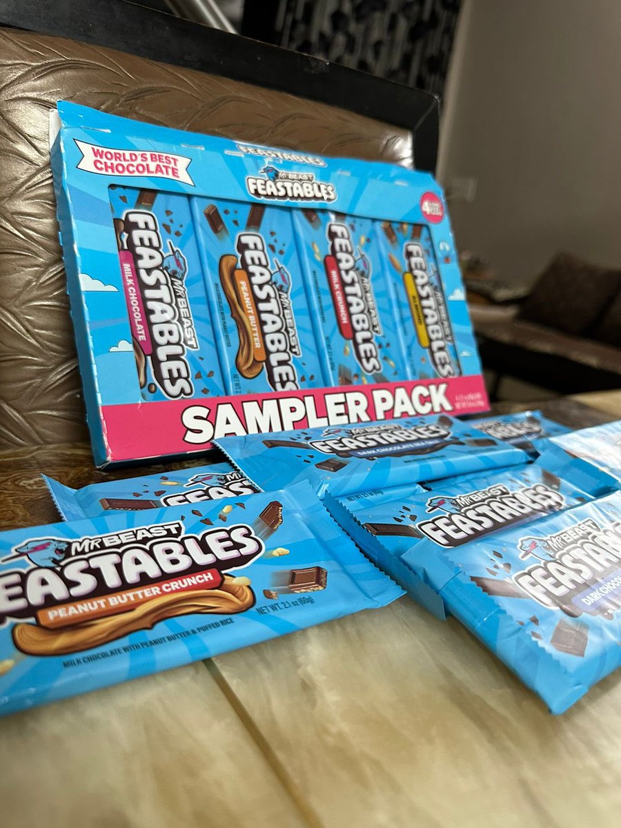 Dr. Palsh Maheshwari (@maheshwaripalsh) on Twitter photo Hey <a href="/MrBeast/">MrBeast</a>, just wanted to let you know my brother in India 🇮🇳 absolutely loved your Feastables chocolate that I brought from the USA! 🇺🇸
Thanks for making such a tasty treat! 🍫 #Feastables #MrBeast <a href="/Feastables/">Feastables</a> <a href="/feastableshelp/">Feastables Support</a> Hey <a href="/MrBeast/">MrBeast</a>, just wanted to let you know my brother in India 🇮🇳 absolutely loved your Feastables chocolate that I brought from the USA! 🇺🇸
Thanks for making such a tasty treat! 🍫 #Feastables #MrBeast <a href="/Feastables/">Feastables</a> <a href="/feastableshelp/">Feastables Support</a>