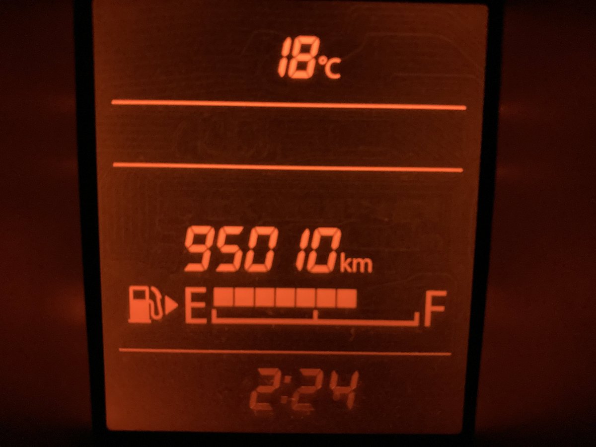Jimny_Driver's tweet photo. 95010km
現時点での燃費は18.7km/L https://t.co/GbT7i2gmd9
