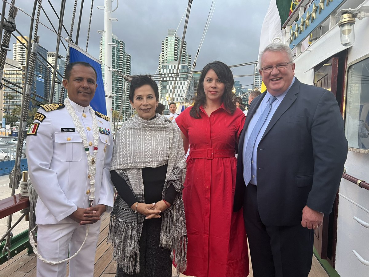 andybpp's tweet image. Welcome 🇲🇽Naval tall ship Cuauhtemoc to 🇺🇸. Thank you Ambassador Alicia Kerber @ConsulMexSdi @sd_fdn @BorderBuzz