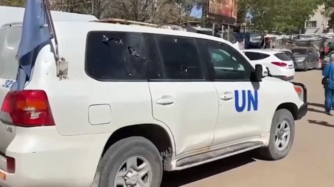 The Israeli army shot dead an international UN staff member with tank fire while he was traveling inside a marked UN vehicle -- but no western media outcry as he wasnt white enough
