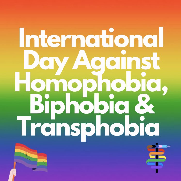 Today is #IDAHOBIT, and we are thinking of all the healthcare workers & patients who have experienced prejudice for their identities. GLADD will always continue to fight against this hatred and aim to make healthcare as safe as possible for LGBTQ+ folks to work & receive care in
