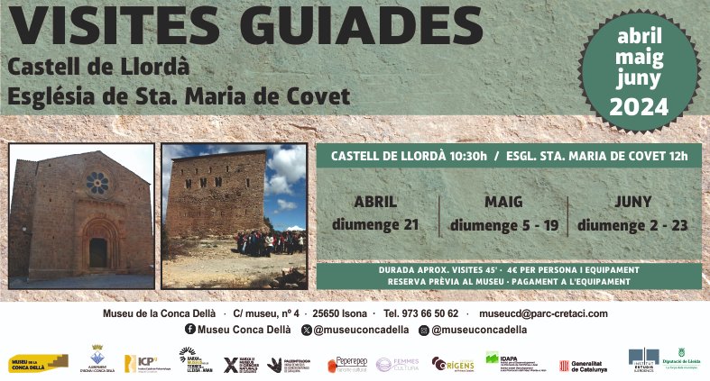 ⚡️Quin cap de setmana!!⚡️
🌄 d'avui a diumenge, #lofestivaldelaconcadellà 
🏛️ dissabte, portes obertes al Museu tot el dia i conferència a les 19h #DIM2024
🦕 dissabte, visita al jaciment de Suterranya
🏰 diumenge, visita a Llordà i a Covet.
#VisitJussà #FesElPas