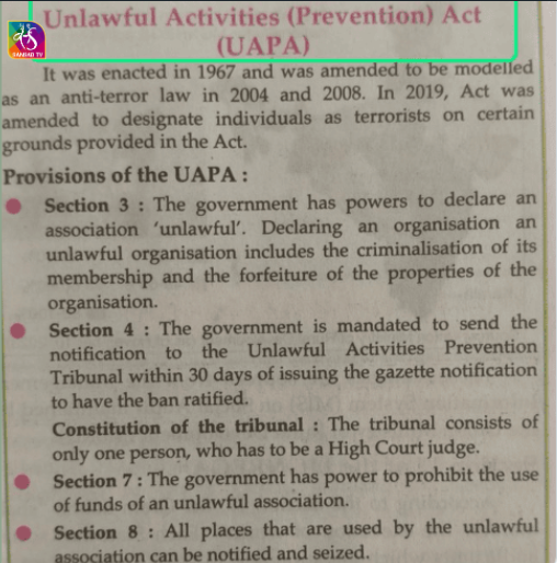 What is Unlawful Activities (Prevention) Act (UAPA)

#UPSC2024 #UPSC #currentaffairs
