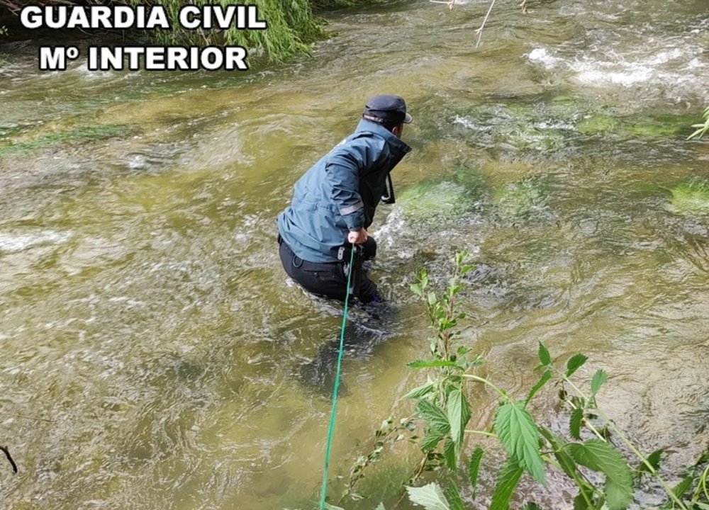 🔊 Arriesga SU VIDA para rescatar a una joven y a su perro que cayeron al río Jerea y fueron arrastradas por la fuerte corriente. ✍️ SALVAR la vida de una persona y la de su perro no tiene PRECIO, el riesgo de su profesión SÍ. #GuardiaCivil #PolicíaNacional #ProfesiónDeRiesgoYa