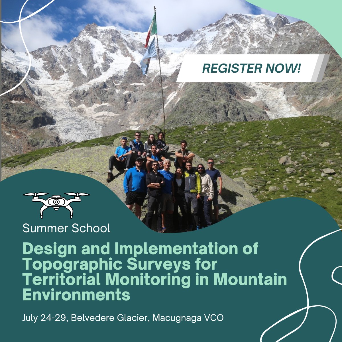 LabMGF's tweet image. Are you looking to gain experience in topographic #landmonitoring in #mountainenvironments?  Don&apos;t miss out on the annual summer school, &quot;Design and Implementation  of Topographic Surveys for Territorial Monitoring in Mountain  Environments,&quot; organized by @PolitecnicoDICA!