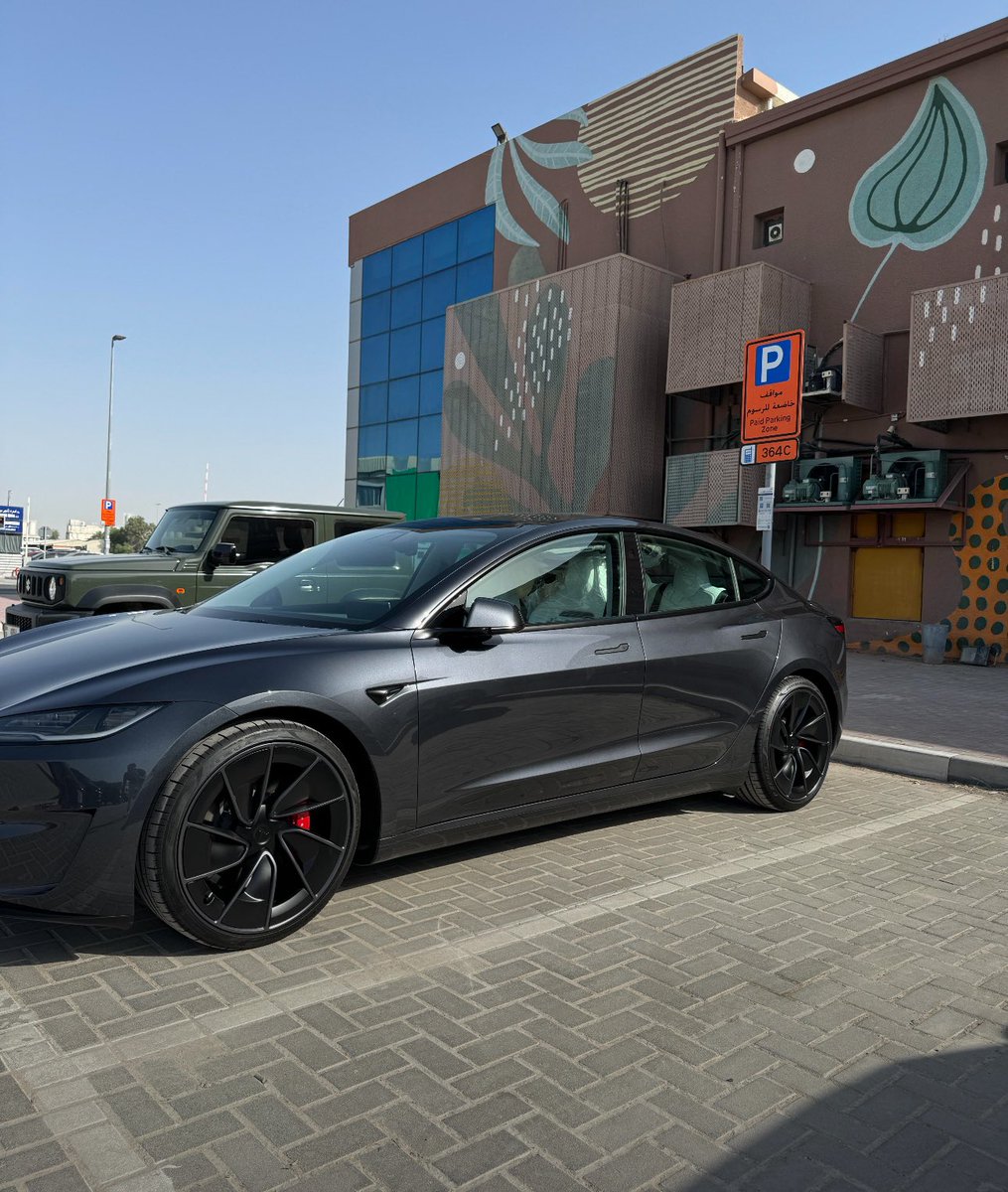 ⚠️ Model 3 Performance deliveries are underway! This is possibly the first one in the world, and it happened in Saudi Arabia! 

This car is produced at Giga Shanghai. Congrats to the owner (reddit u/Th3mish)