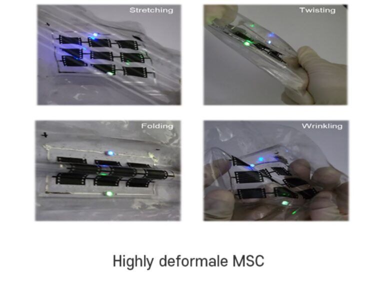 Rubber-like #Stretchable #Energy #Storage Device Fabricated with #Laser #Precision

Ablation tech for micro-supercapacitor enables creation of flexible micro-supercapacitors for #wearable #devices, meeting energy storage needs for soft electronics scitechupdates.com/rubber-like-st…