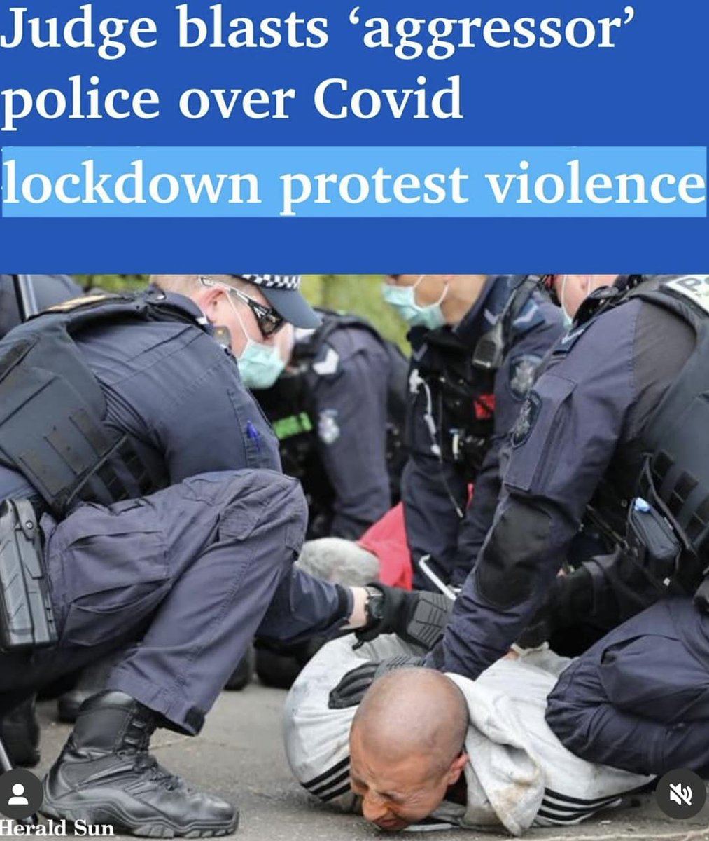 Sorry Dan - but given the violence you showed towards protestors you are in no position to take the moral high ground.

 #auspol #australia #covid #covid19 #vicpol #danandrews