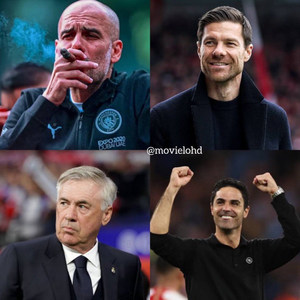 Which one deserves Manager of the Year award ?
1. Pep 
2. Alonso 
3. Carlo 
4. Arteta