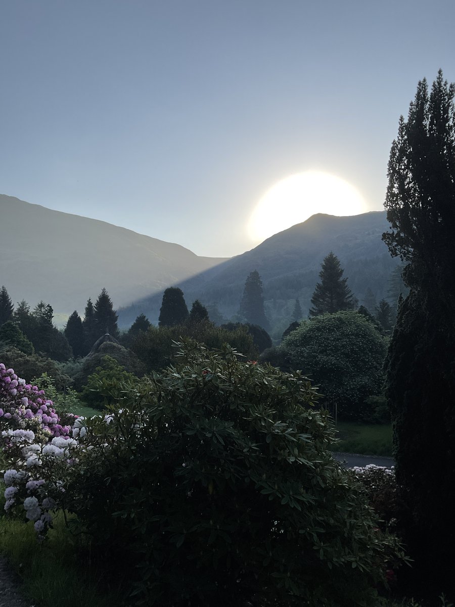 Inspirational early morning Benmore Botanic Garden anticipates your visit…