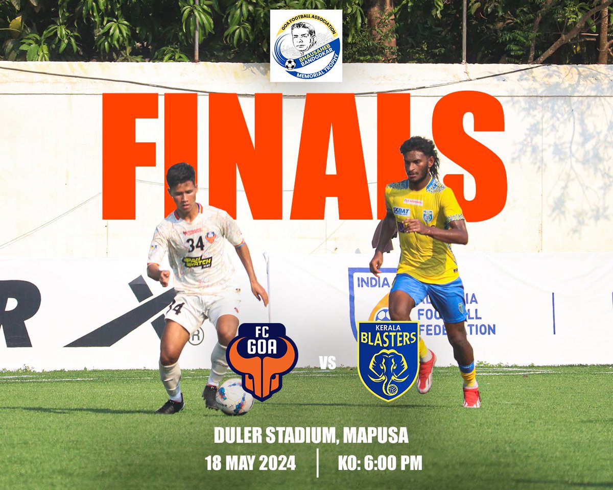 Get ready for a cracker of a match this Saturday! We face Kerala Blasters in the Finals of the Bandodkar Memorial Trophy. Let’s pack the Duler Stadium for our Young Gaurs! 🤩🔥