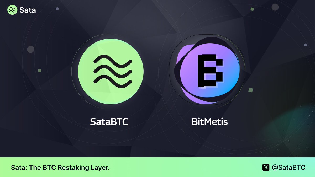 🥳Exciting news! Sata has partnered with <a href="/BitMetis/">KlapAI (Formerly BitMetis)</a>  to bring gamers into the BTC ecosystem. 🌐

BitMetis empowers gamers to design, monetize, and validate unique gaming assets through AI and Web3 tech. 🖼️ 
This unique collaboration seamlessly connects web3 gamers 🎮 with the BTC