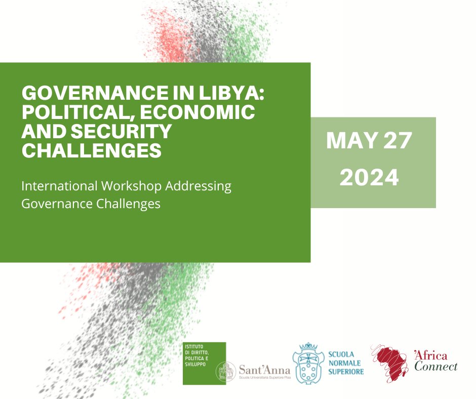 #SaveTheDate #GovernanceChallenges 📅 On Monday 27 May the first day of the International Workshop Addressing Governance Challenges is scheduled. ℹ️ Further information: santannapisa.it/en/evento/inte…