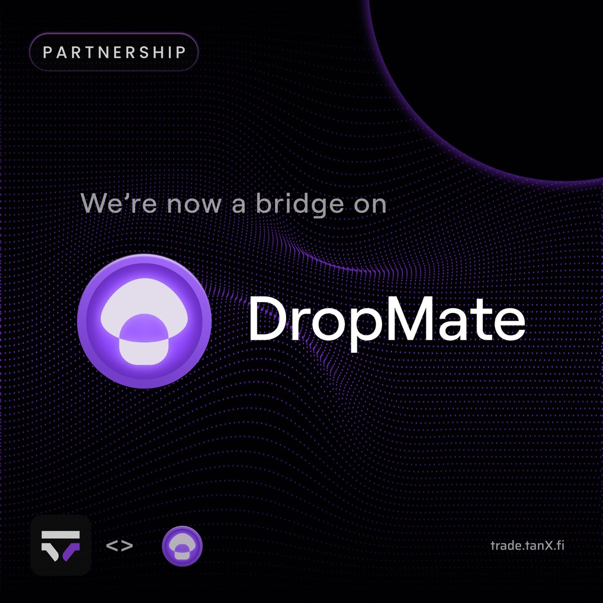 tanX.fi | Mainnet LIVE 🚀 (@tanxfinance) on Twitter photo Listen up airdrop enthusiasts ✨
We are now a bridging partner of DropMate Wallet 🚀
And giving away a Pioneer tanFT to celebrate this integration, to participate:
✅ Follow <a href="/DropMateFi/">DropMate | The Automation Layer of Web3</a>
✅ RT + Like this tweet
✅ Download the Dropmate App on dropmate.fi Listen up airdrop enthusiasts ✨
We are now a bridging partner of DropMate Wallet 🚀
And giving away a Pioneer tanFT to celebrate this integration, to participate:
✅ Follow <a href="/DropMateFi/">DropMate | The Automation Layer of Web3</a>
✅ RT + Like this tweet
✅ Download the Dropmate App on dropmate.fi