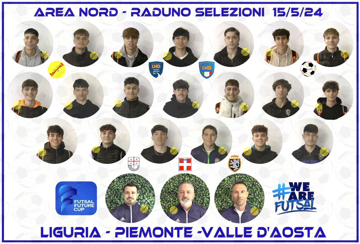 Futsal Future Cup ‘24 : Raduno Liguria - Piemonte - Valle d’Aosta (Brandizzo 15/5/24) 📷 @futsalworld  #futsalworld #wearefutsal @DivCalcio5