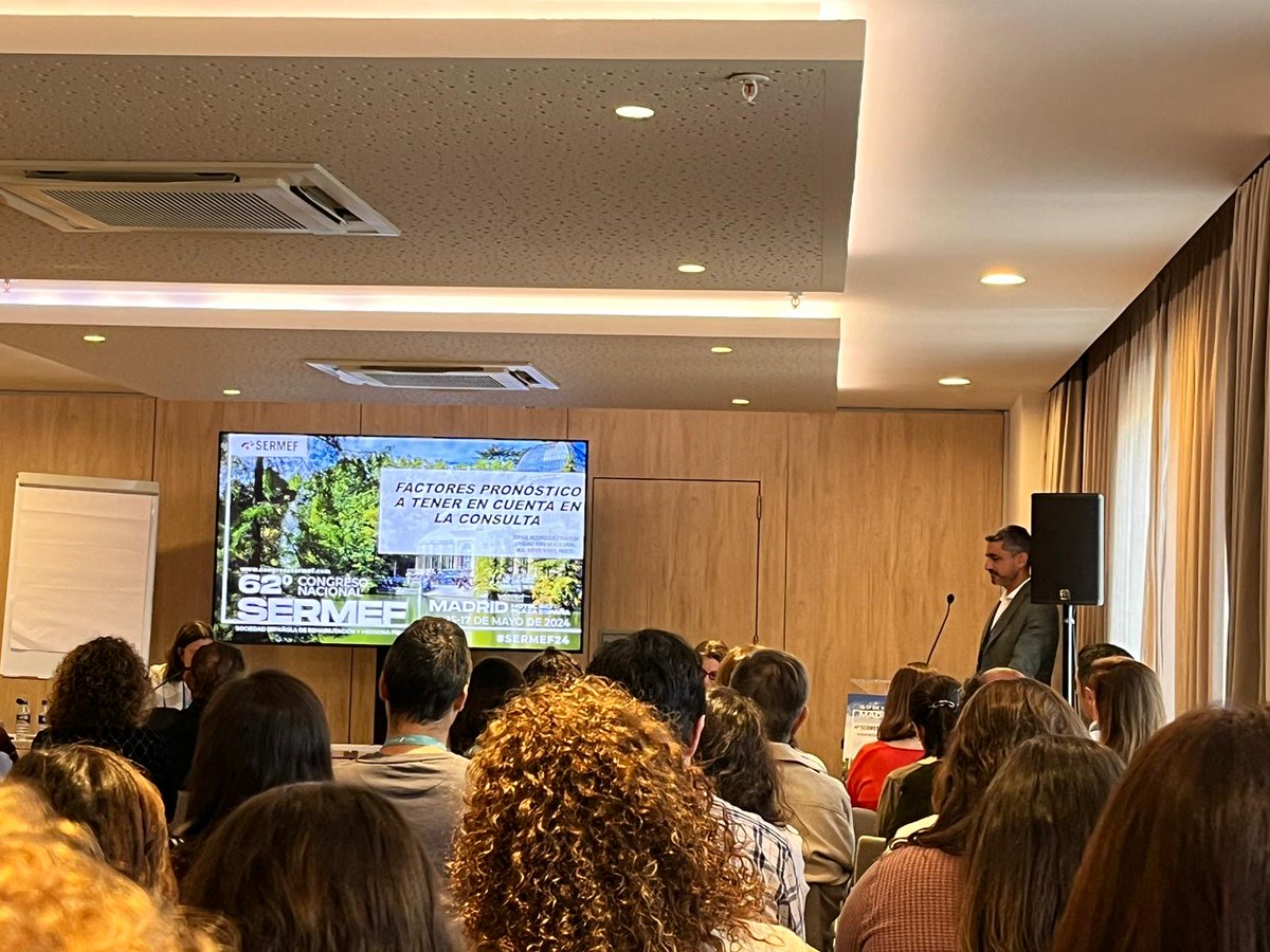 Gran representación de nuestro servicio en #SERMEF24

- Laboratorio de análisis del movimiento 🚶‍♀️
- Plan de accidentabilidad andaluz 🚨🚙🚒
- Dolor neuropático ⚡
- Síndrome del glúteo profundo 
- Deformidades del raquis 

Seguimos!💪