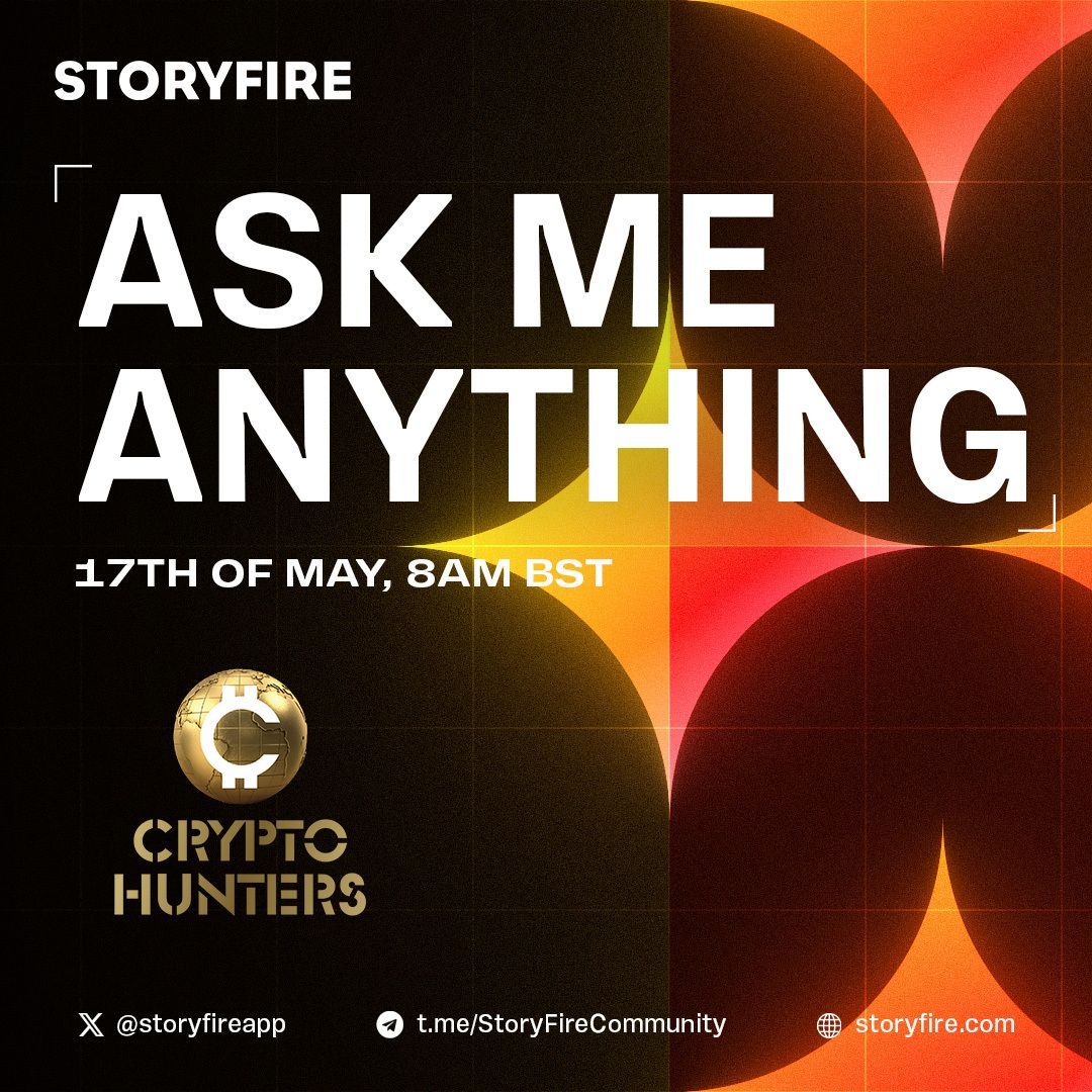 Our StoryFire Spaces with @crhgame is live! 🎙️ Come and tune in now as we speak on our huge partnership with Crypto Hunters, Web3 gaming, content creation and much more! 🚀 Drop any questions you may have in this thread 🧵 Tune in: x.com/i/spaces/1jmjg…