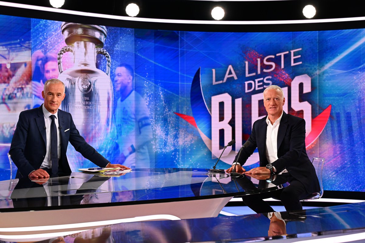 #Audiences @TF1 @TF1Info Large Leadership pour #Le20H de @GillesBouleau 🏆Record pour le 20H semaine ✅28,7% de PdA 4+ 📌5,4M de Tvsp 📈+1,6M Tvsp vs concurrent Avec l’ITW de Didier Deschamps pour la #listedesbleus #Euro2024 📌5,7M tvsp ✅29,2% de PdA 4+ ©ICONSPORT/BF