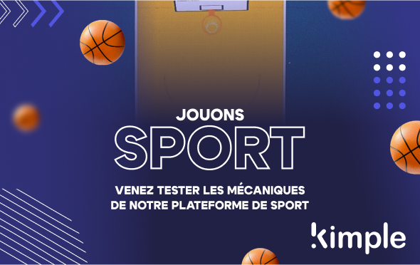 [Sport] A 2 mois des 1ères épreuves de JO de #Basket , endossez le jersey de Wemby et entrainez-vous aux 3 points sur notre jeu ! 🏀Tout #événement sportif est une occasion de #communiquer avec vos communautés, faites-le par le #jeu !  Bonne lecture ! ➡ jouons-sport-by-kimple.com