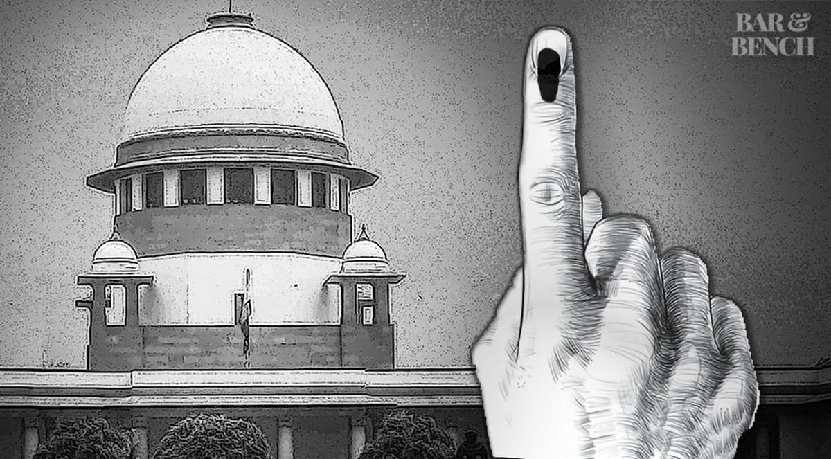 Supreme Court hears PIL alleging that current voting system does not provide for the secrecy of the voter

Adv: The polling officer can see the VVPAT slips and the data is stored in a devixe where it can be accessed to identify who ...

#SupremeCourt
