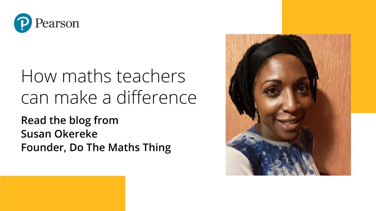 Here’s my blog for @PearsonSchools on how #MathsTeachers can make a positive difference for learners and society: pearson.com/en-gb/schools/… #powerofmaths #mathsisforeveryone #mathschat #MTBoS #iteachmath