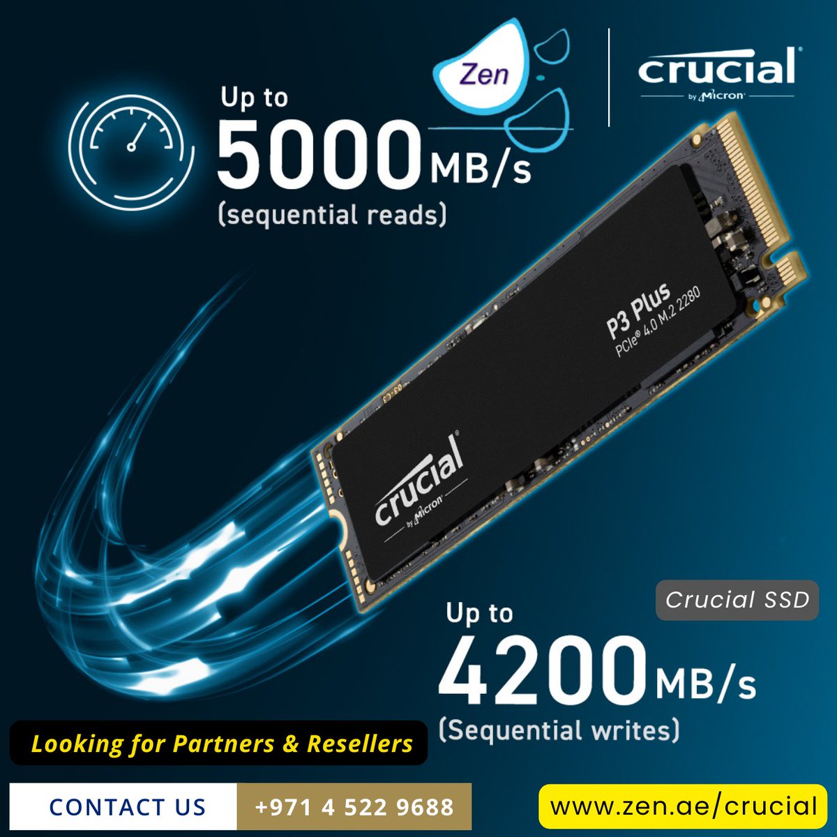 #crucial Crucial SSD 

Looking for partners & resellers.

smpl.is/92w2u

#3cx #zenitdxb #zenit #businesscommunication #dubaistartup #3cxhosting #simhosting #saudistartups