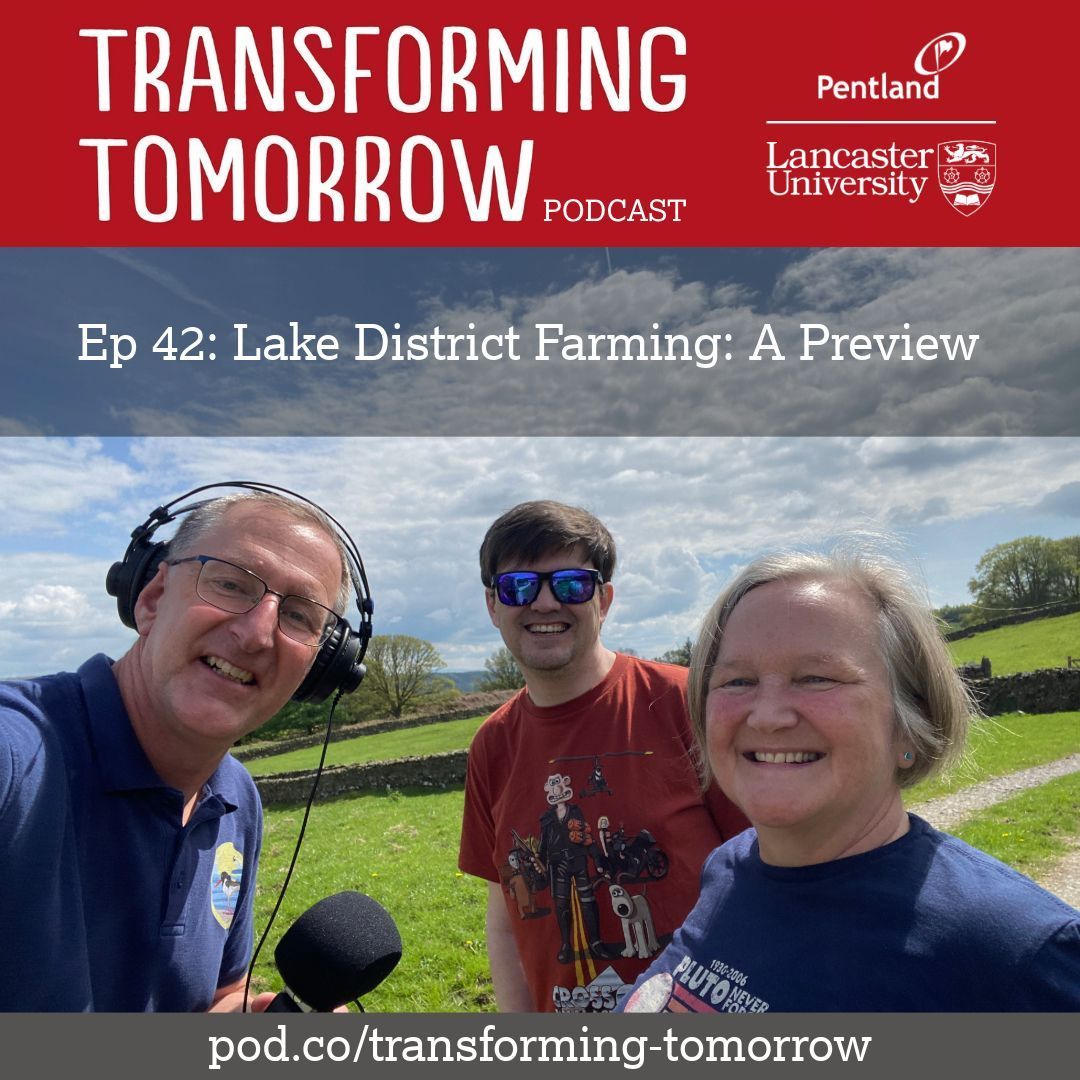 Taster for the next few #podcasts! The 🌞 was shining when Jan, @MrNigelThompson and @ThePaulTurner visited #Cumbria to talk to @LakeDistrictFar + the farmers + scientists at @LancasterUni that they work with. @LancasterManage @LancsUniLEC buff.ly/3ypHyL9