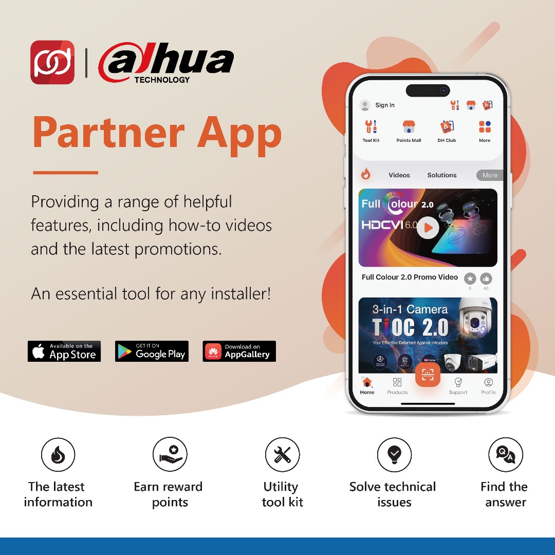 DAHUA_UK's tweet image. Installers, this one&apos;s for you!   The Dahua Partner App is your one-stop shop for everything you need to excel.

Download the free Dahua Partner App today!

tiny.cc/partnerapp
#DahuaTechnology #PartnerApp #Installers #SecuritySolutions