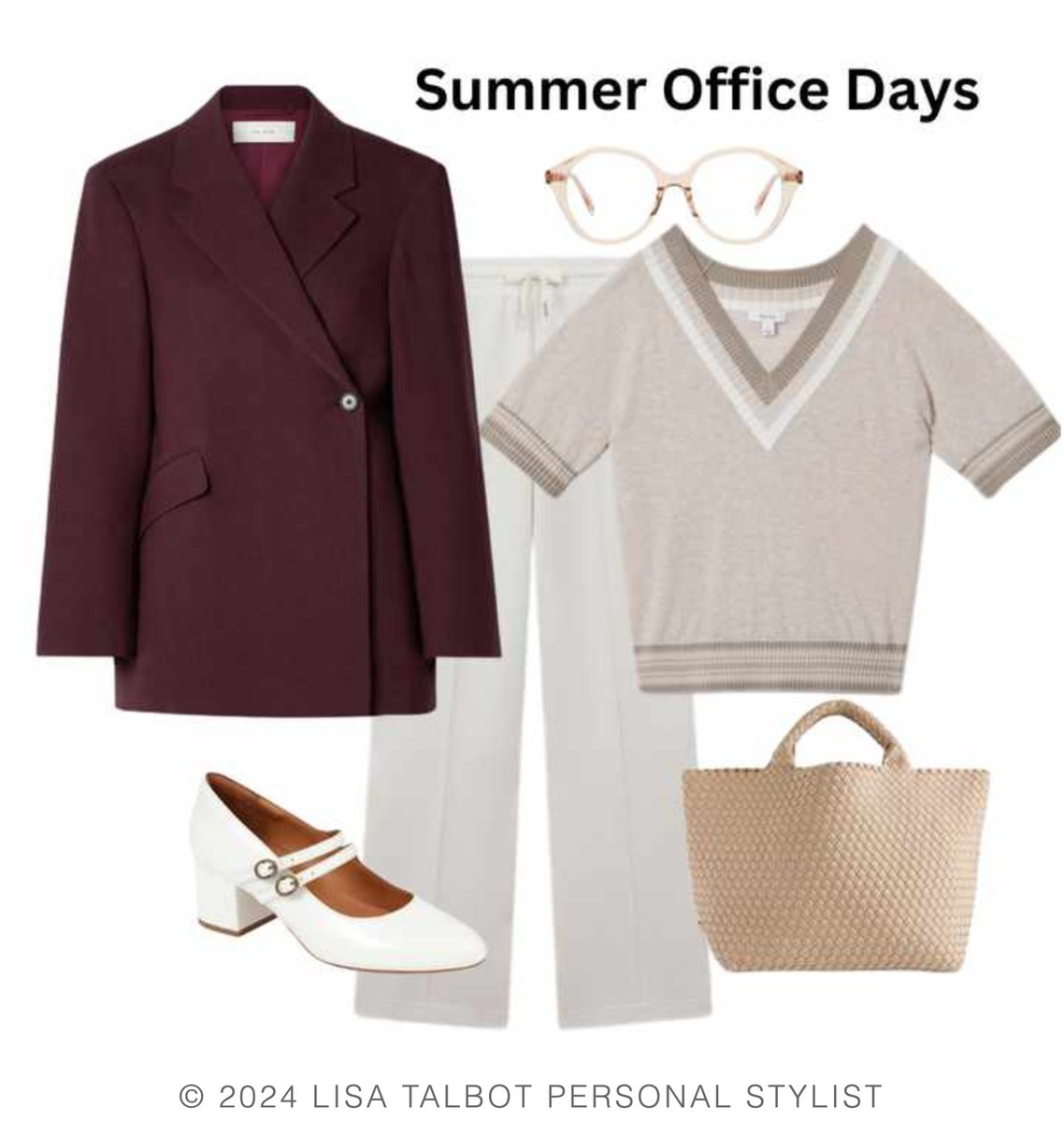 Will you be heading to the office this summer?

I've created a 'Summer days Office outfit' that will keep you cool if you're travelling in by train or car & mornings that can be a little cooler. 

#personalstylist #outfitcreation #styleexpert