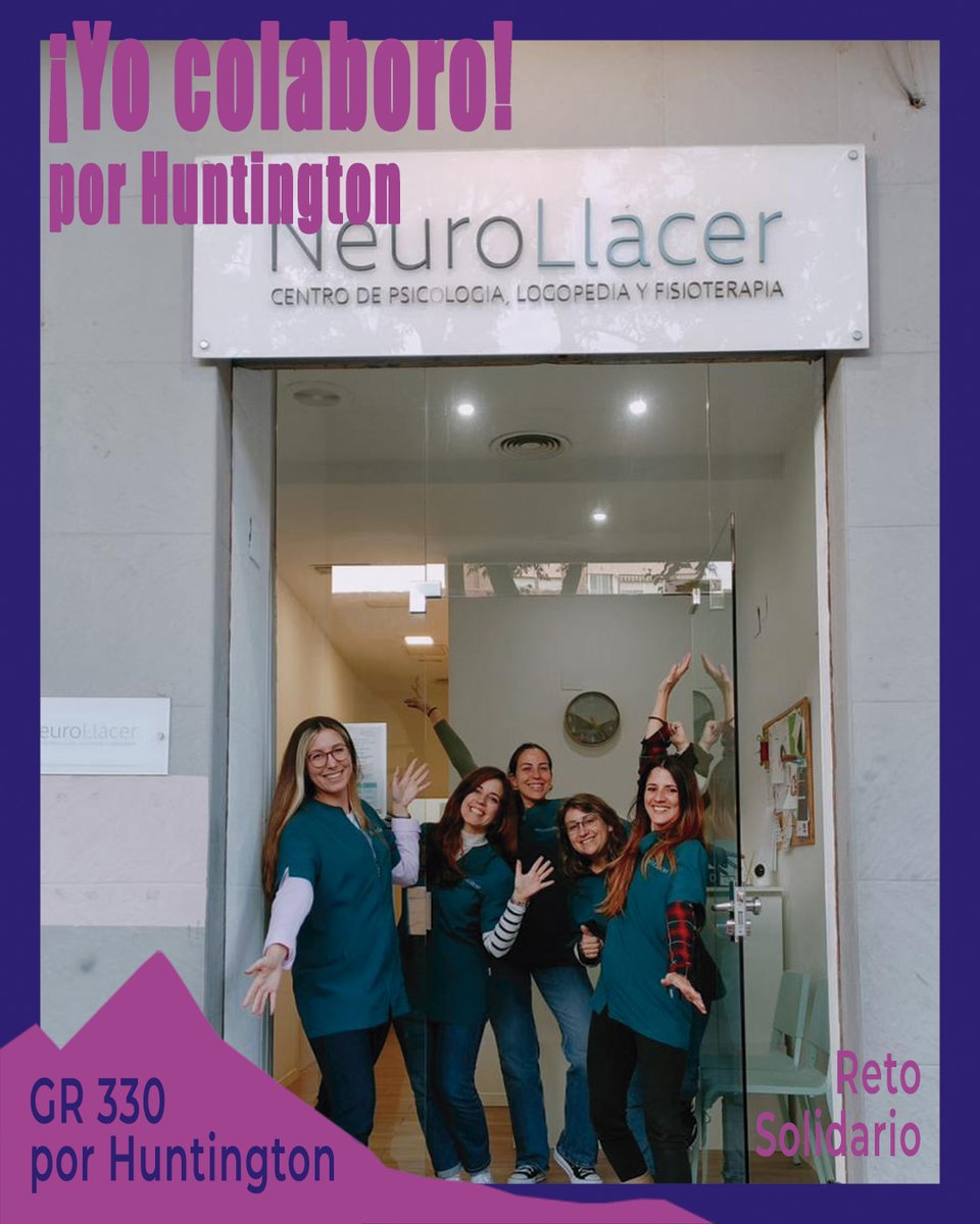 Nuestras compis de NeuroLlácer, que trabajan con AVAEH @asociacionavaeh en el servicio de logopedia individual y grupal y terapia ocupacional grupal, colaboran con  la asociación y Dark Trail Running Alicante en nuestro reto solidario GR330 Trail por Huntington.

¡Gracias chicas!