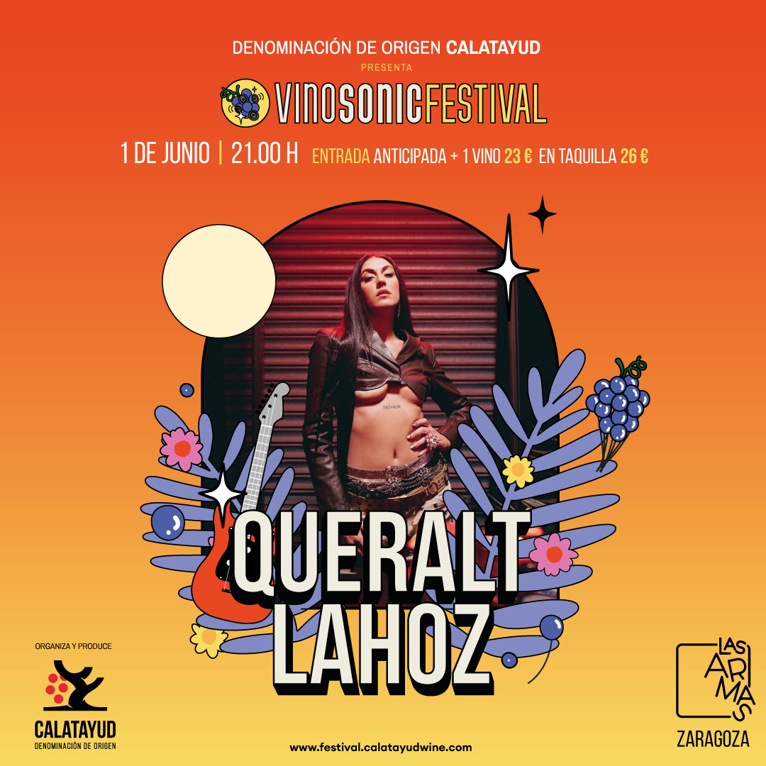 👑 @queralt_lahoz  coronará los conciertos ‘indoor’ del Centro Musical Las Armas de Zaragoza en el festival #VinoSonic de @docalatayud