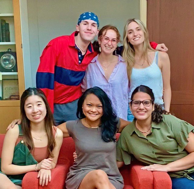 My amazing team. Countdown to their graduation! I'm so grateful to my brilliant graduating students in the Resilience Lab at @Vassar . They were Ford Fellows & URSI Scholars through the years. Cheers to this group! The future's so bright. Congratulations!#proudmentor  #yougotthis