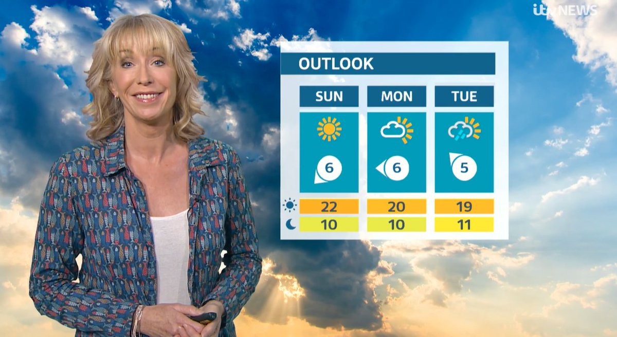 VIDEO: hello gorgeous ones, ready for #weekend? #weather shouldn't disappoint, plenty of rays around, but all I can say is...SPF! Only about a month to the solstice & the sun is as strong now as it is in August, Here's the forecast @GranadaReports #byebye itv.com/news/granada/w…