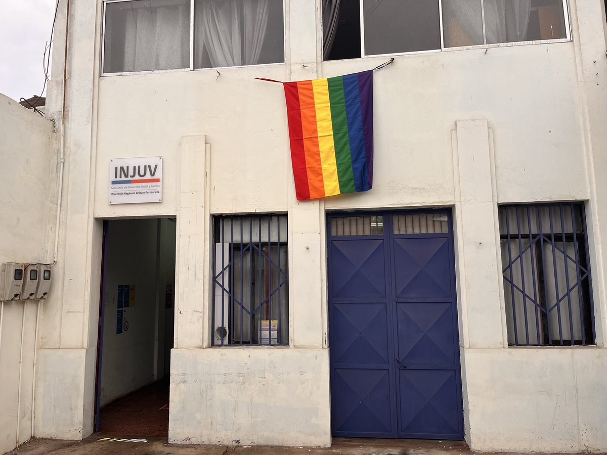 🏳️‍🌈Este 17 de mayo es el Día Internacional contra la Homofobia, transfobia y biofobia, día en que desplegamos en nuestras oficinas la bandera del arcoiris como compromiso con la igualdad y respeto

🏳️‍🌈🏳️‍🌈🏳️‍🌈🏳️‍🌈