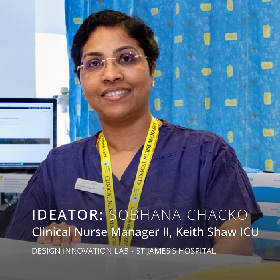 Innovation embedded at St James's Hospital enables products to be tested in the context they will be used, gaining direct feedback from users. A patient hygiene unit developed by nurses with the Design Innovation Lab at St James's Hospital, is just out for testing in ICU!