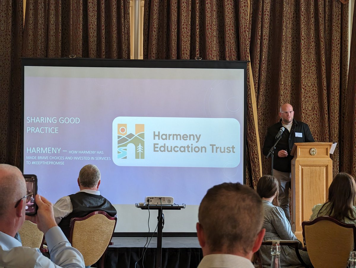 'How @HarmenyEd has made brave choices and invested in services to #keepthepromise'