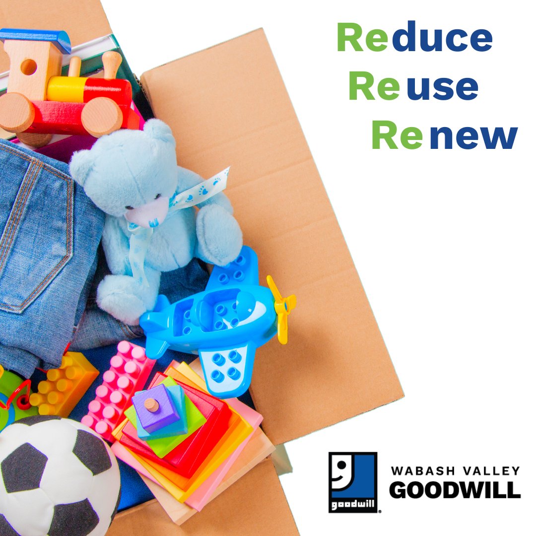 Reduce, Reuse, Renew! Today is World Recycling Day, let’s celebrate by giving items a new life by donating to Goodwill! Your contributions not only help the planet but also create opportunities for others. Join us in making a sustainable impact one donation at a time!