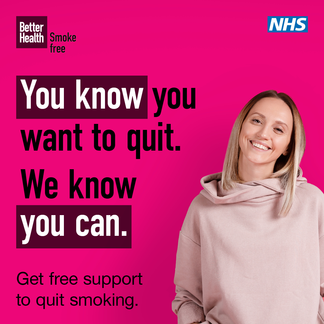 The benefits of quitting smoking start sooner than you think. 🚭

After 20 minutes your pulse returns to normal and after one year, your risk of a heart attack would have halved. ❤️

Find free support on how to quit from <a href="/BetterHealthNHS/">Better Health</a>.