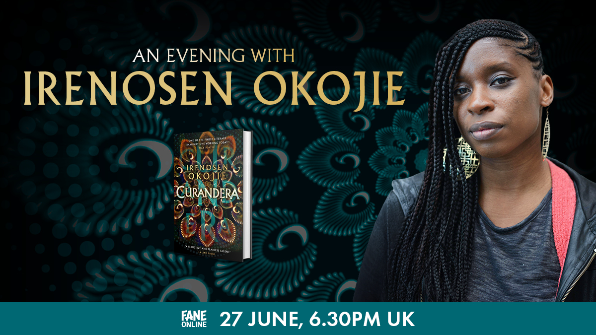 I'll be discussing my new novel, Curandera for @FaneProductions A wild ride through shamanism, female desire & transformation across multiple dimensions. In conversation with the brilliant, rigorous @hhgsparkles Novel & interview drop on the 27th June. fane.co.uk/irenosen-okojie