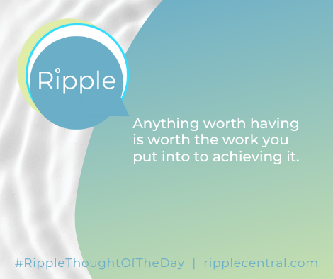 #RippleThoughtOfTheDay #powerofconnection #therippleeffect #motivationeveryday