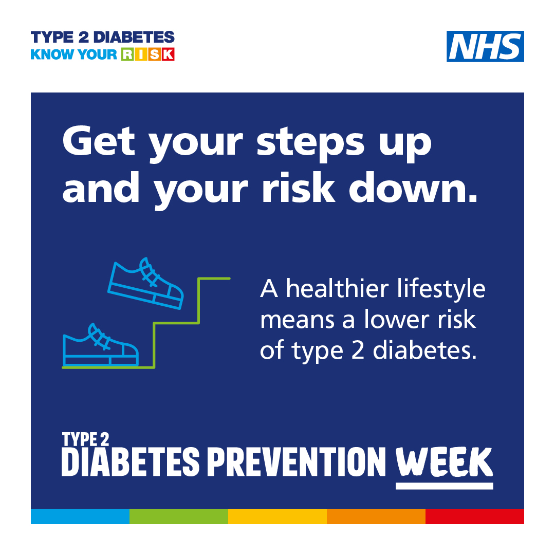The theme for next week's #Type2DiabetesPreventionWeek is #HealthierHack where people share their healthier hacks on social media (i.e. getting off the bus a stop earlier to get extra steps in or swapping ghee for olive oil) — please play along! bit.ly/T2DPW24toolkit