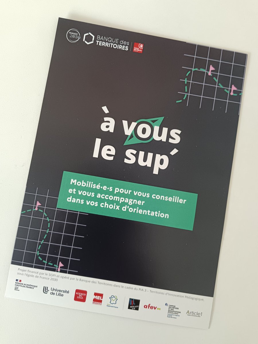 Pause déjeuner sur le campus Cité Scientifique de l'<a href="/univ_lille/">Université de Lille</a> au milieu des étudiant·e·s.

Les discussions avec les collégien·ne·s sont très intéressantes sur l'orientation dans le supérieur !

Distribution de plaquettes d'<a href="/avouslesup/">À vous le sup'</a> pour les conseiller par la suite.