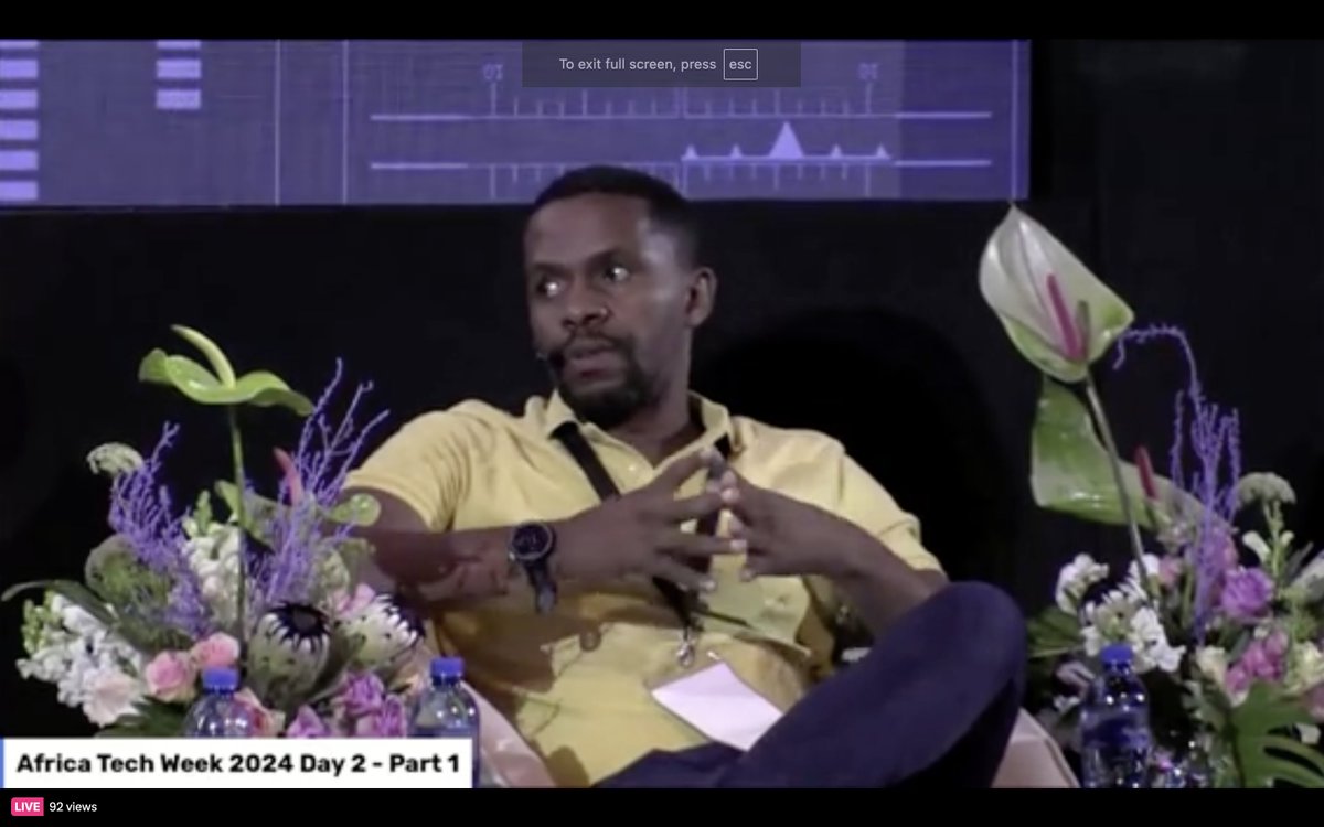 There is so much more we need to unlock in terms of #AI and #Web3, especially from a #FinTech perspective.
- <a href="/Kagiso_Mothibi/">Kagiso Mothibi</a>, GM - Fintech Products and Services, <a href="/MTNza/">MTN South Africa</a>

<a href="/Topco_Media/">Topco Media</a> #SentechAfricaTechWeek #ATW2024 #TopcoMedia